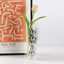Load image into Gallery viewer, Metallic Ball Abstract Vase