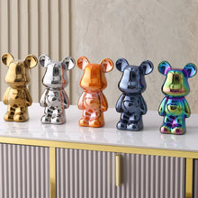 Load image into Gallery viewer, Metallic Bear Penny Bank