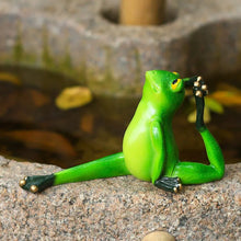 Load image into Gallery viewer, Yoga Frog Figurines