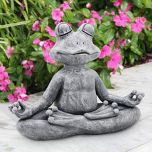 Load image into Gallery viewer, Zen Frog Yoga Statue