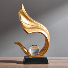 Load image into Gallery viewer, Golden Fire Statue