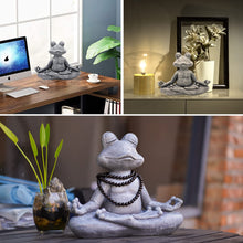 Load image into Gallery viewer, Zen Frog Yoga Statue