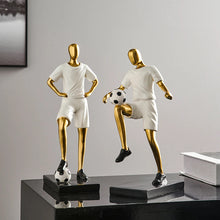 Load image into Gallery viewer, Abstract Football Player Figurine