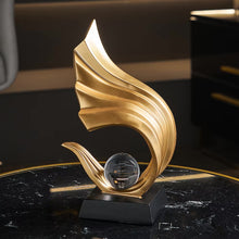 Load image into Gallery viewer, Golden Fire Statue