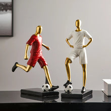 Load image into Gallery viewer, Abstract Football Player Figurine