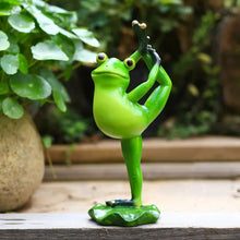 Load image into Gallery viewer, Yoga Frog Figurines