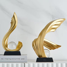 Load image into Gallery viewer, Golden Fire Statue