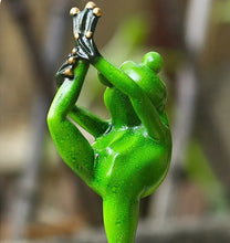 Load image into Gallery viewer, Yoga Frog Figurines