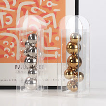 Load image into Gallery viewer, Metallic Ball Abstract Vase