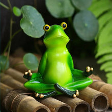 Load image into Gallery viewer, Yoga Frog Figurines