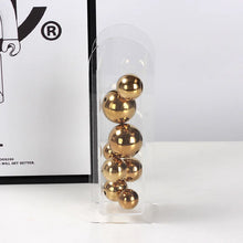 Load image into Gallery viewer, Metallic Ball Abstract Vase
