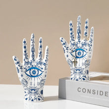 Load image into Gallery viewer, All-Seeing Eye Hand™ Ceramic Jewelry Stand