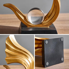 Load image into Gallery viewer, Golden Fire Statue