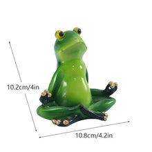 Load image into Gallery viewer, Yoga Frog Figurines