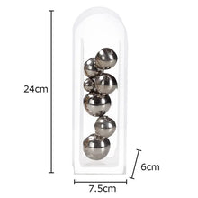 Load image into Gallery viewer, Metallic Ball Abstract Vase