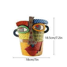 Load image into Gallery viewer, Abstract Face Pot