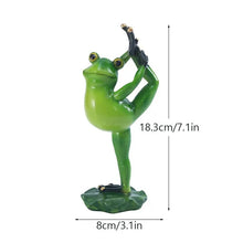 Load image into Gallery viewer, Yoga Frog Figurines