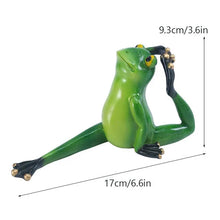 Load image into Gallery viewer, Yoga Frog Figurines