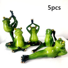 Load image into Gallery viewer, Yoga Frog Figurines