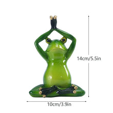 Load image into Gallery viewer, Yoga Frog Figurines