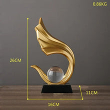 Load image into Gallery viewer, Golden Fire Statue
