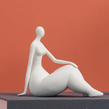 Load image into Gallery viewer, Ceramic Abstract Woman Art Figurine