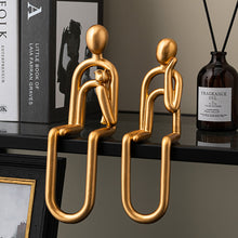 Load image into Gallery viewer, Abstract Paper Clip Decor