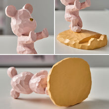 Load image into Gallery viewer, Geometric Bear Phone Holder