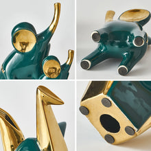 Load image into Gallery viewer, Ceramics Abstract Elephant & Papercrane