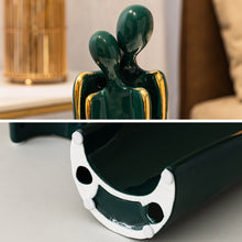 Load image into Gallery viewer, Ceramic Abstract Lover Ornament