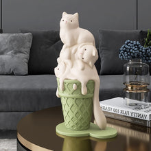 Load image into Gallery viewer, Ice Cream Cat Decor