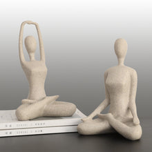 Load image into Gallery viewer, Abstract Yoga Lady Figurines