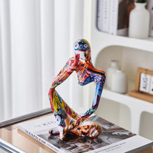 Load image into Gallery viewer, Graffiti Bookshelf Thinker