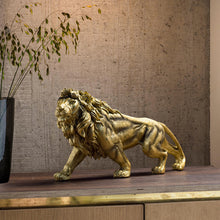 Load image into Gallery viewer, Golden Lion King Statue