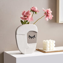 Load image into Gallery viewer, Abstract Art Face Vase