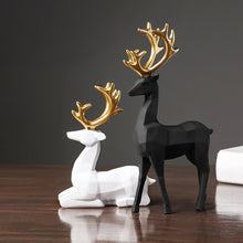 Load image into Gallery viewer, Geometric Reindeer Sculptures