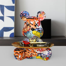 Load image into Gallery viewer, Graffiti Teddy Bear Tray