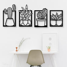 Load image into Gallery viewer, Wooden Flora Wall Decor (4pcs)