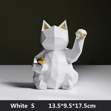 Load image into Gallery viewer, Geometric Maneki Cat