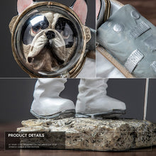 Load image into Gallery viewer, Space Bulldog Astronaut Figurines