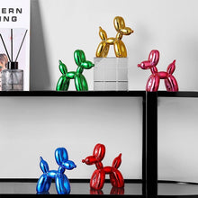 Load image into Gallery viewer, Metallic Balloon Dog Figurine