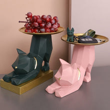 Load image into Gallery viewer, Geometric Cat Key Tray