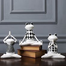 Load image into Gallery viewer, Yoga Frog Sculpture
