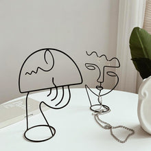 Load image into Gallery viewer, Abstract Face Ornament Decor