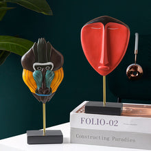 Load image into Gallery viewer, Bohemian Abstract Face Figurines