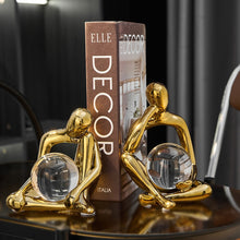 Load image into Gallery viewer, Ceramic Abstract Crystal Figurines