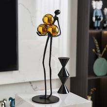 Load image into Gallery viewer, Metal Hold The Ball Figurine