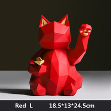 Load image into Gallery viewer, Geometric Maneki Cat
