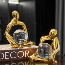 Load image into Gallery viewer, Ceramic Abstract Crystal Figurines