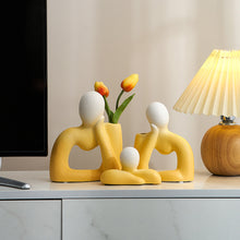 Load image into Gallery viewer, Ceramic Family Themed Vase

